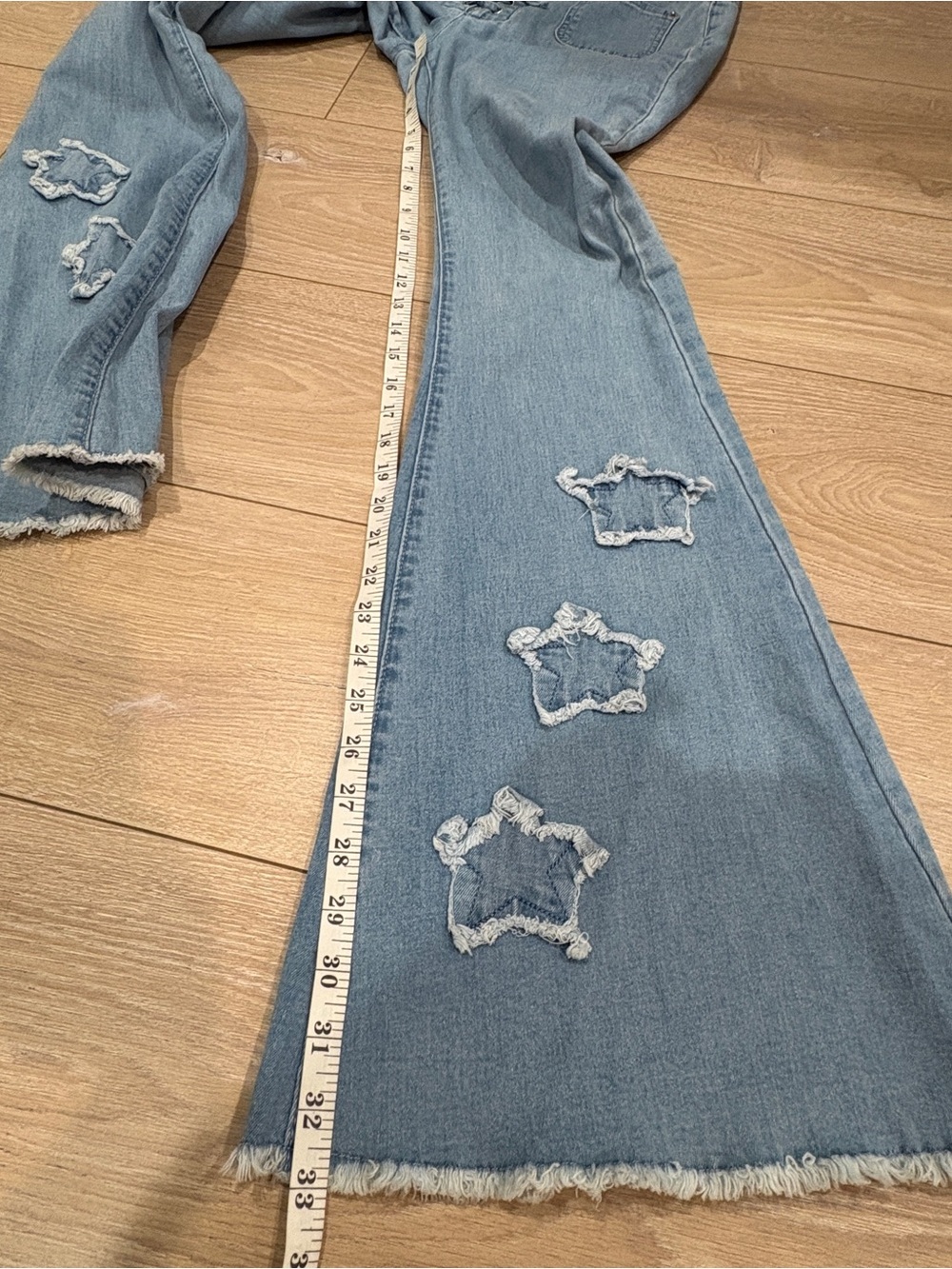 Dolls Kill x Winx Club Lace Up Stars Of Bliss Flare Jeans Size M - Picture 12 of 13